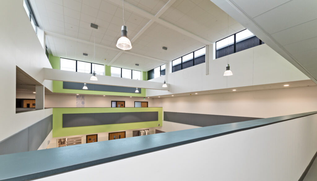 New Catholic school in Rhyl architectural photo by Chris Porteous Photography